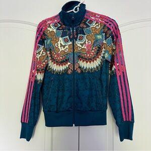 Adidas Originals X Farm Rio Borbomix Track Jacket Butterfly Mosaic Sz Small